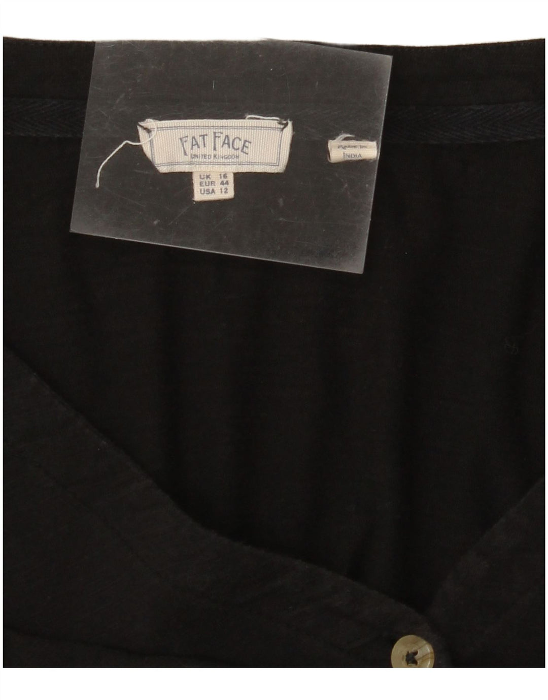 FAT FACE Chemisier pour femme UK 16 Large Noir