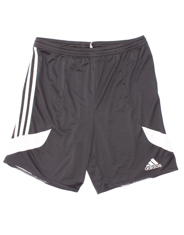 Adidas Short de sport Climalite pour garçon 13-14 ans XL Noir Colorblock