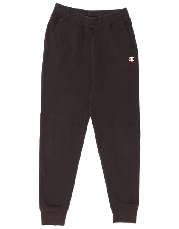 Champion Pantalon de survêtement pour homme en coton noir Taille S