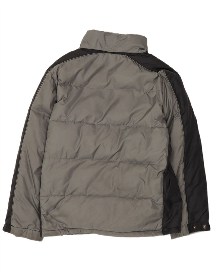 CHAMPION Veste matelassée coupe ample pour homme UK 36 Small Gris Colorblock