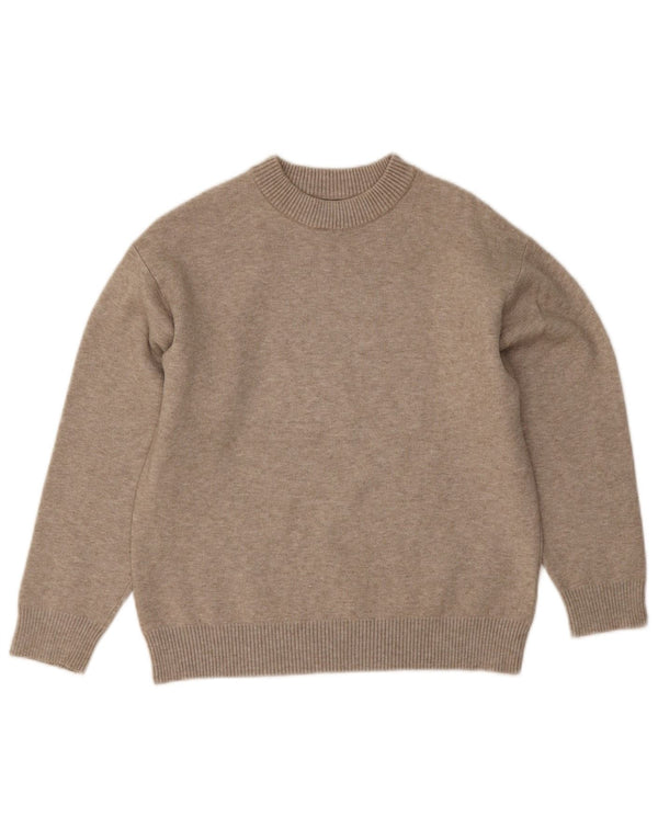 Zara Pull Col Bateau Garçon 9-10 Ans Beige Moucheté