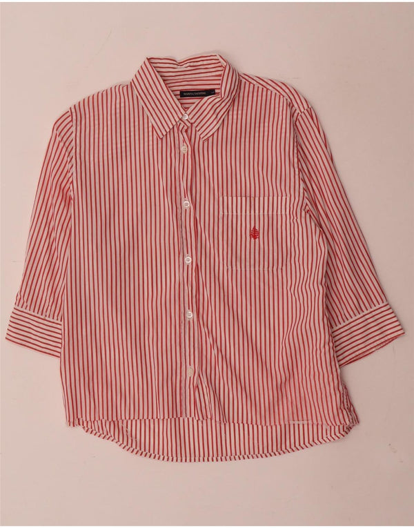Marina Yachting Chemise Femme UK 14 Large Rouge Rayé