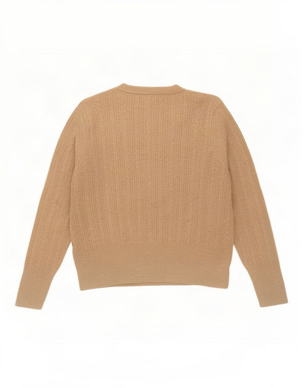 Marks & Spencer Pull col bateau pour femme UK 18 XL Beige Viscose