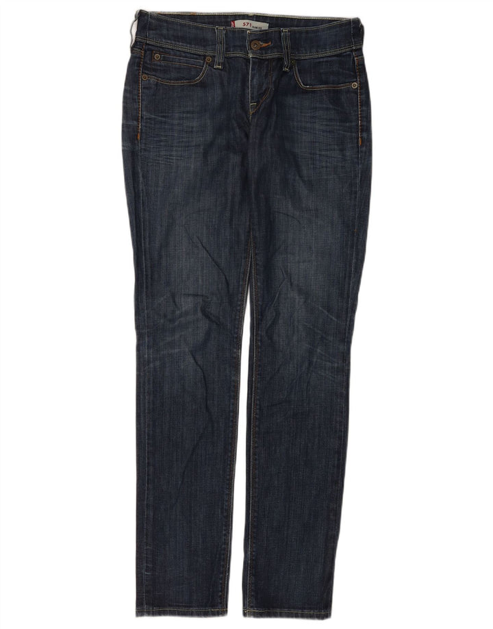 Levi's Jean Slim 571 Femme W29 L32 Bleu Marine Coton