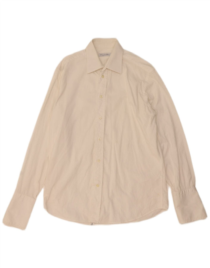 Christian Dior Chemise formelle homme taille 40 coton blanc moyen