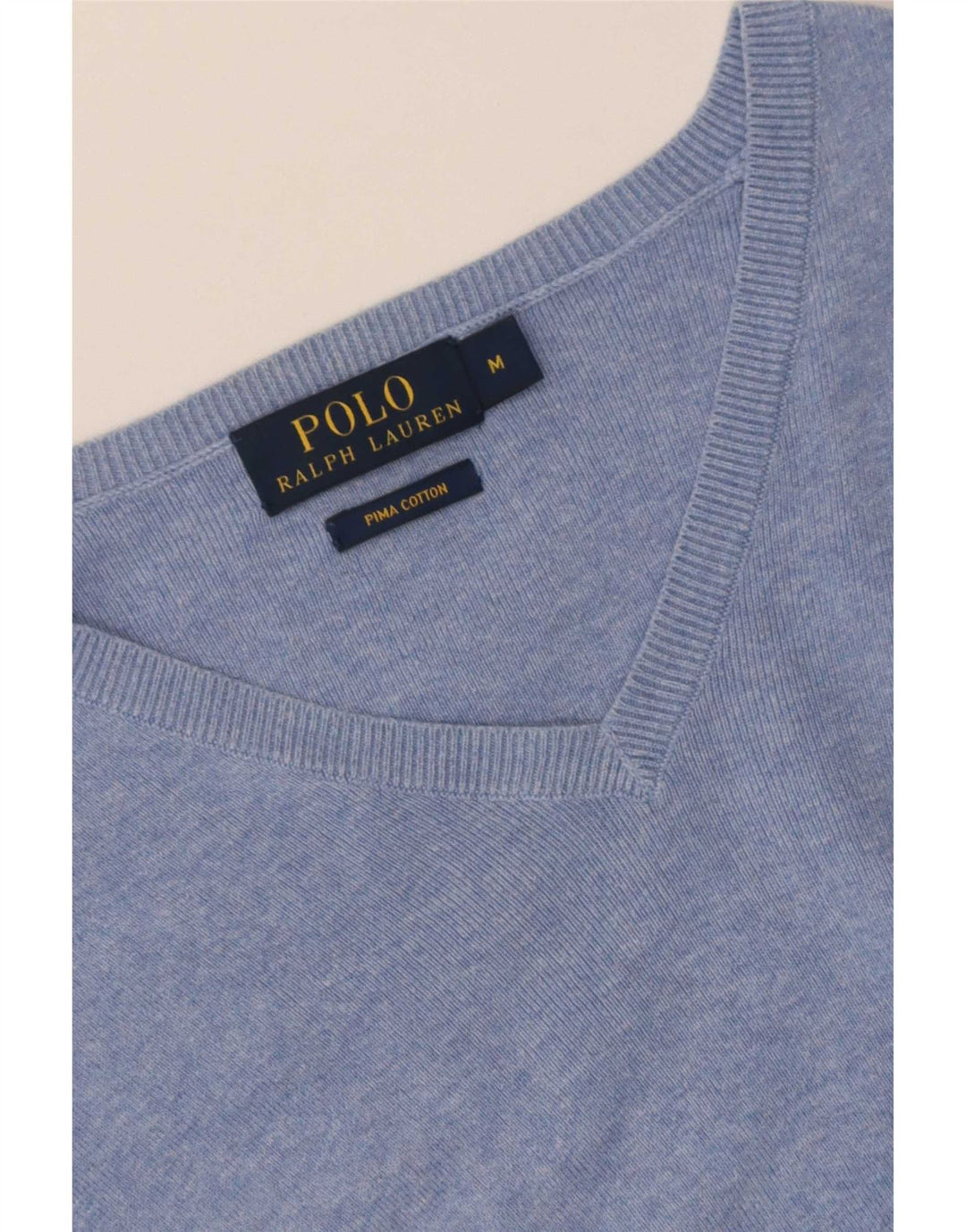 Polo Ralph Lauren Pull Col V Homme Bleu Moyen