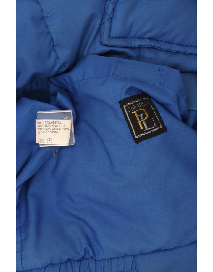 Creation Veste matelassée à capuche pour homme IT 50 Large Bleu Polyester