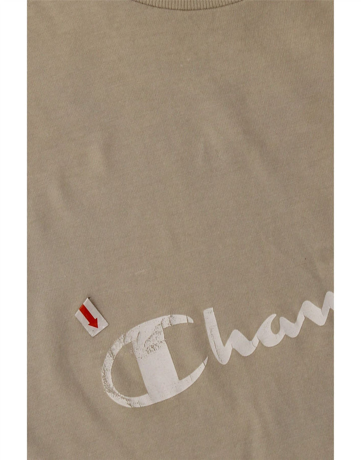 Champion T-Shirt Graphique Homme 2XL Gris Coton