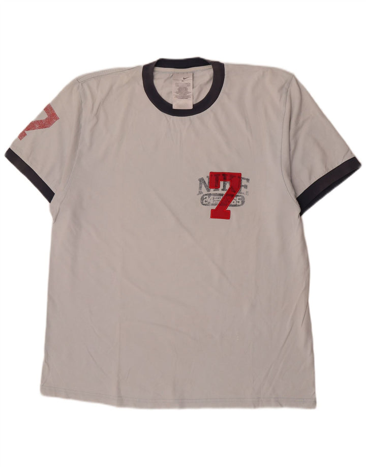 Nike T-shirt graphique pour homme XL en coton blanc