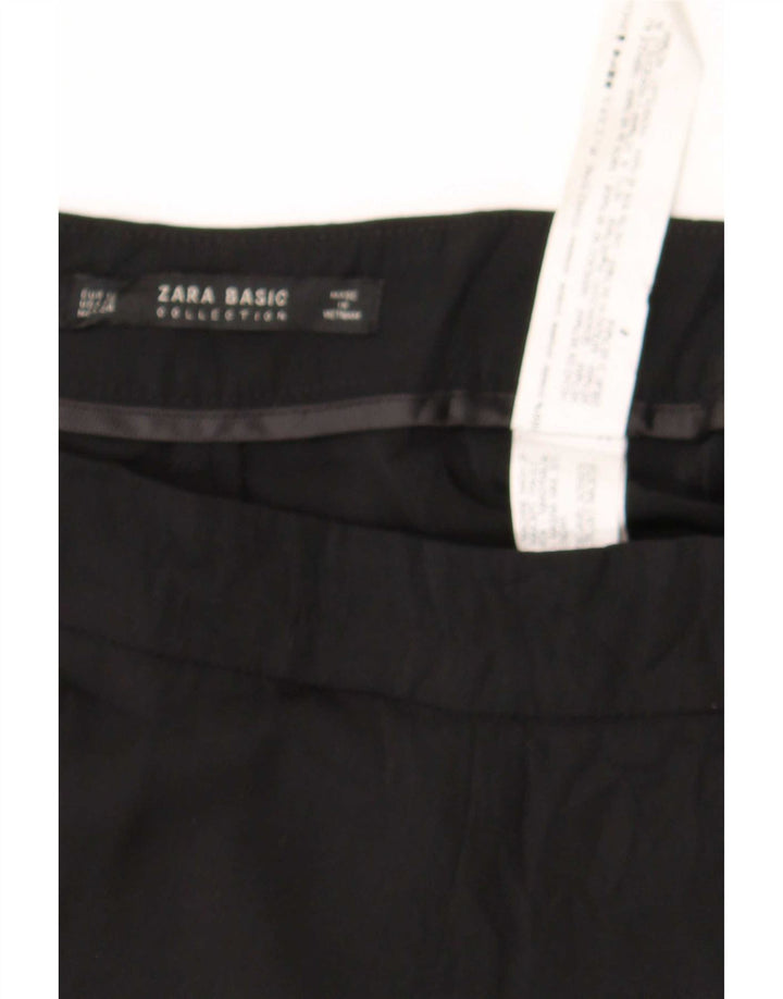 Zara Short décontracté pour femme XS W24 Noir Polyester