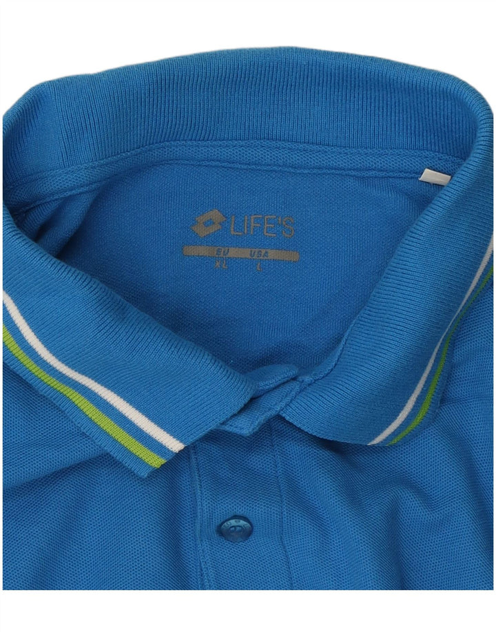 Lotto Life's Polo Homme Bleu Taille L