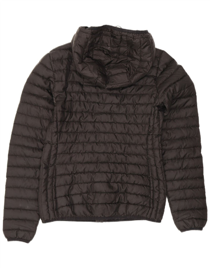 Superdry Veste matelassée à capuche pour femme UK 6 XS Noir Polyester