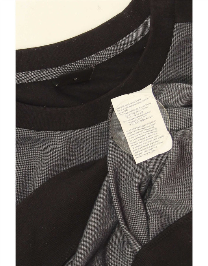 Hugo Boss Homme Sweat-shirt graphique en coton color block gris moyen
