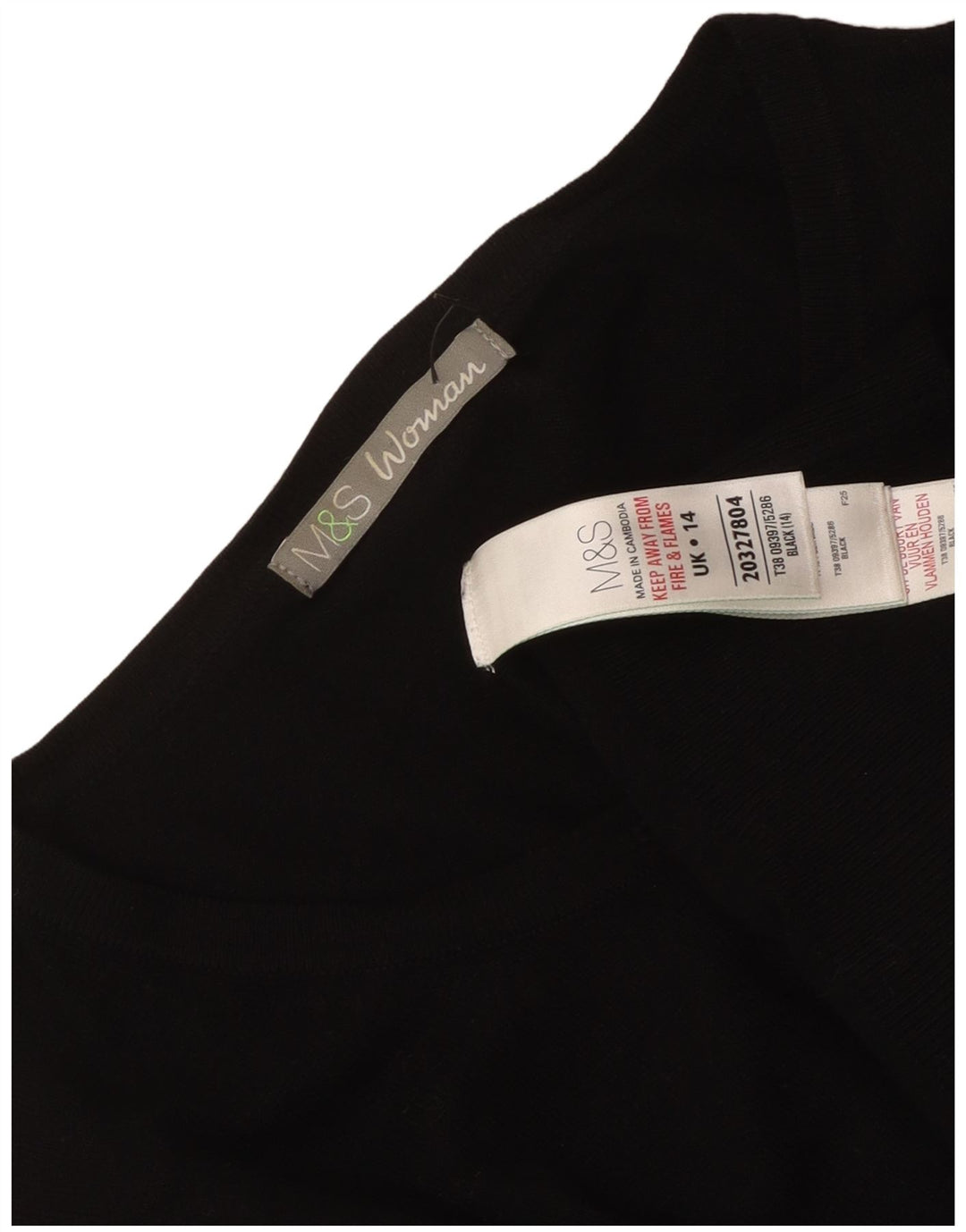 Marks & Spencer Pull Cardigan Femme UK 14 Medium Noir Viscose
