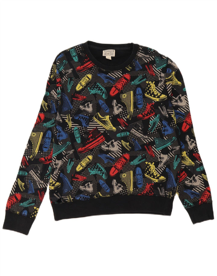 Converse Sweat-shirt graphique en coton multicolore moyen pour homme