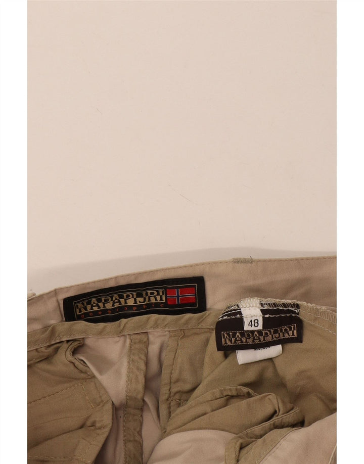Napapijri Short Cargo Homme IT 48 Medium W30 Beige Coton
