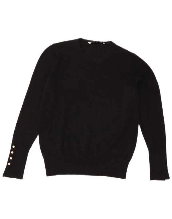 Zara Pull ras du cou pour femme UK 12 Noir moyen