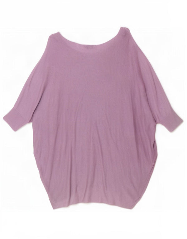 Phase Eight Pull à manches 3/4 et col bateau pour femme UK 10 Small Violet