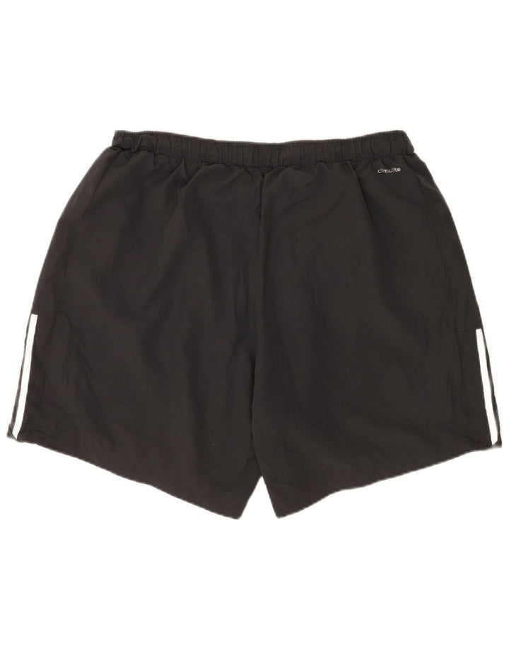 Adidas Short de sport Climalite pour homme 2XL Gris Polyester