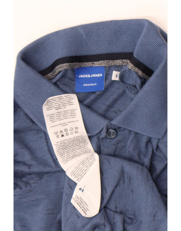 Jack & Jones Polo Homme Bleu Moyen Floral Coton