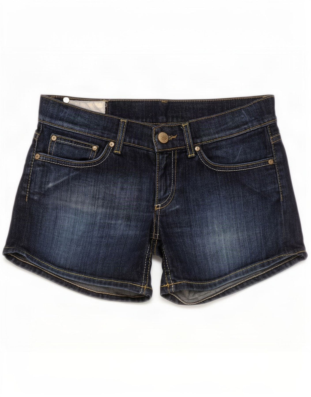 Dondup Short en jean taille basse W30 bleu marine moyen pour femme