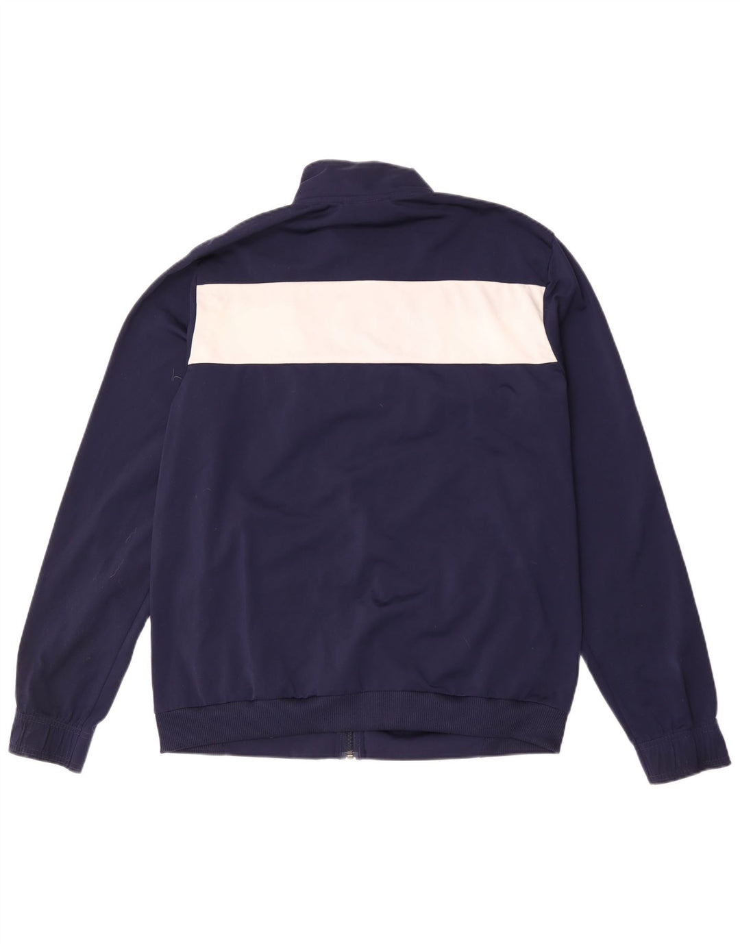 Puma Veste de survêtement pour homme Large Bleu Marine Colorblock Polyester