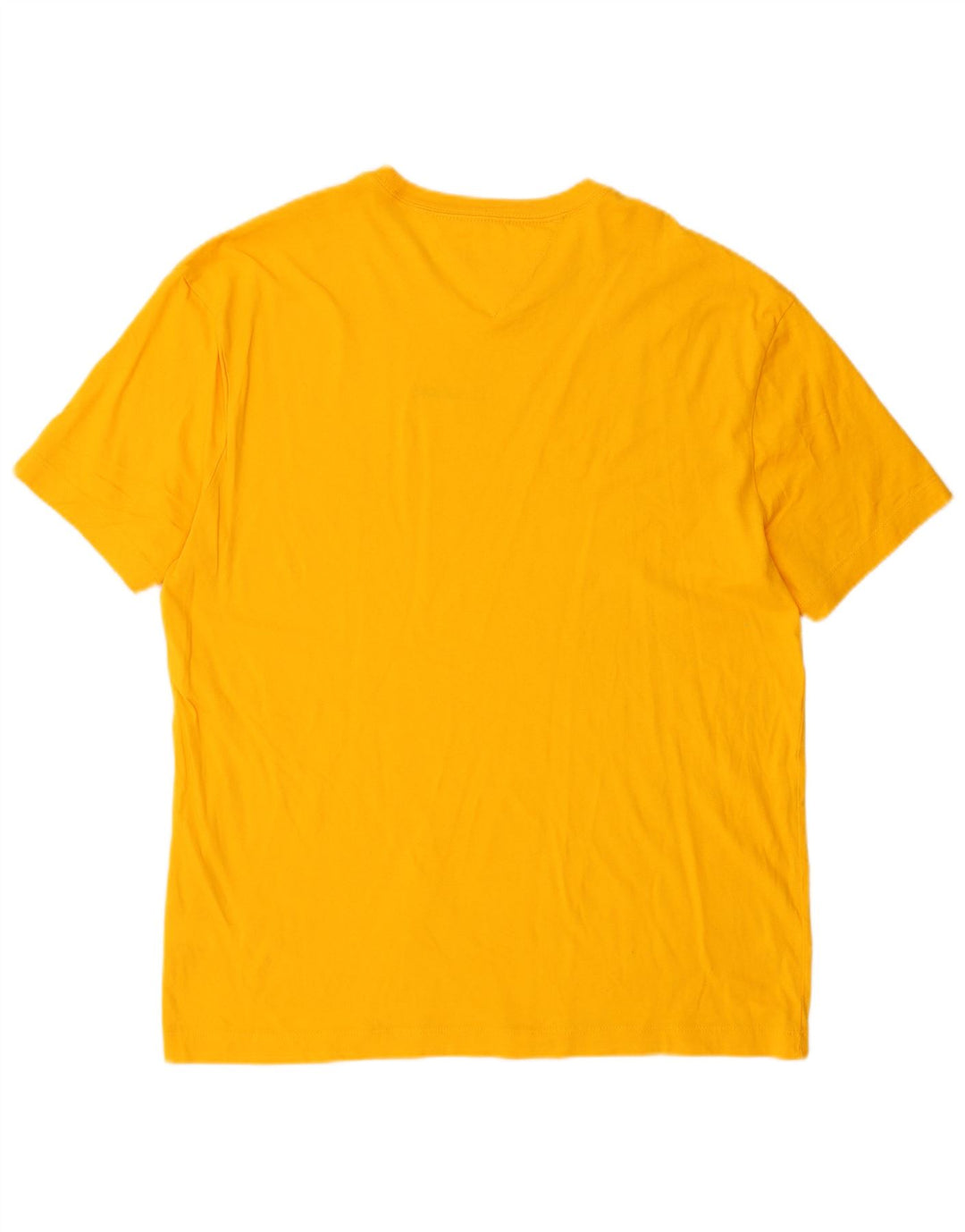 TOMMY HILFIGER T-Shirt Homme Top Large Jaune Coton