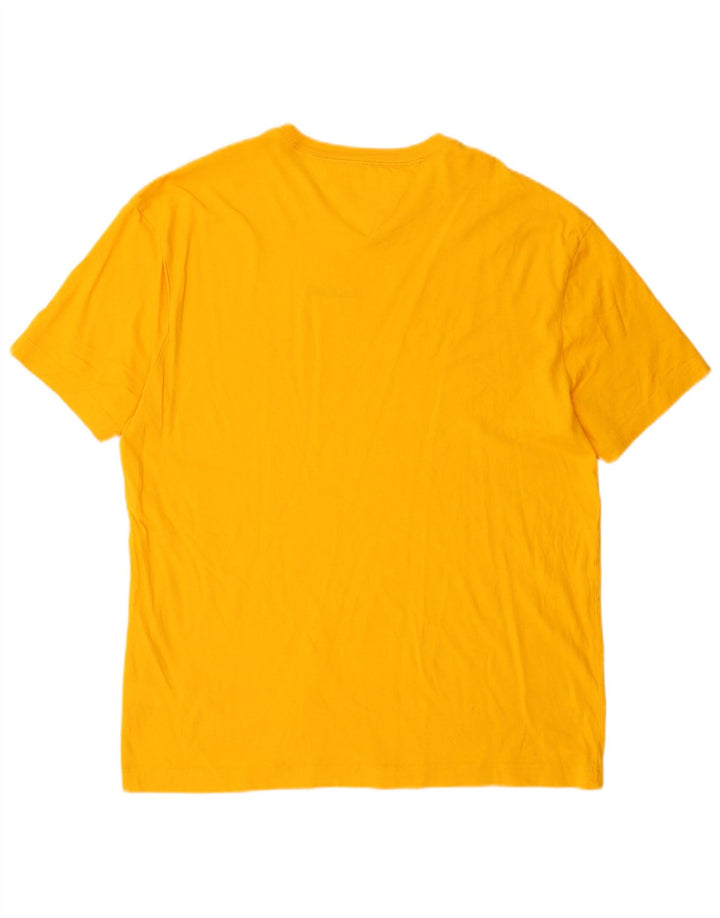 TOMMY HILFIGER T-Shirt Homme Top Large Jaune Coton