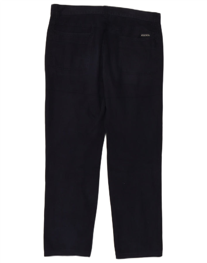 WOOLRICH Pantalon Chino Droit Homme W34 L28 Bleu Marine