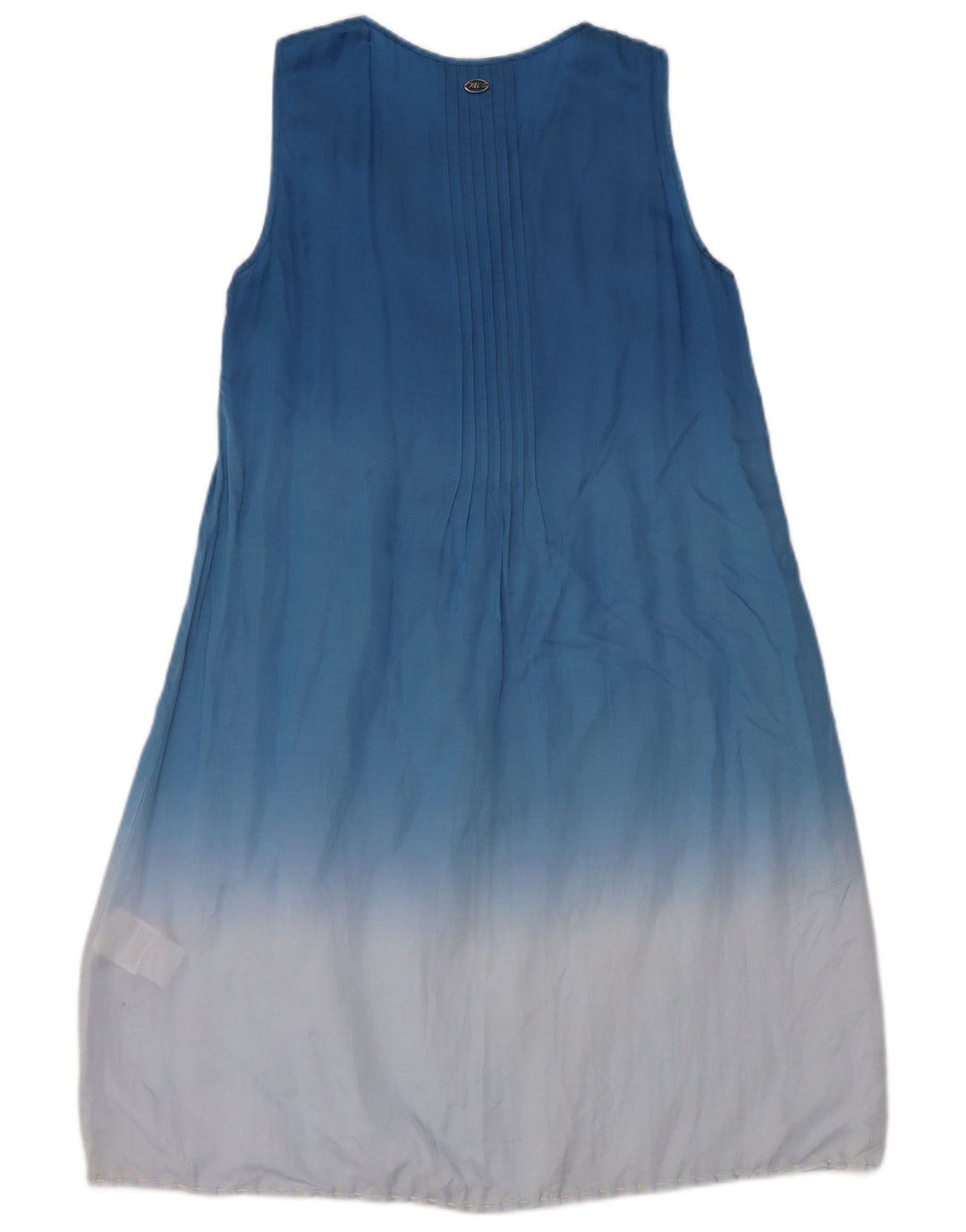Marlboro Classics Robe basique pour femme EU 42 Grande soie bleue tie-dye