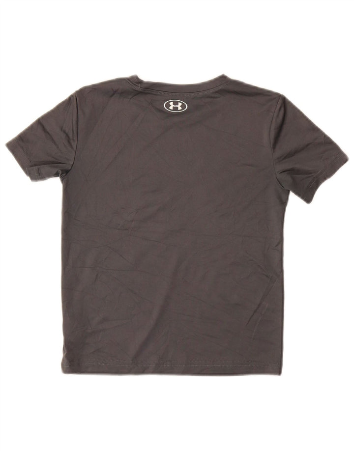 UNDER ARMOUR T-shirt graphique pour garçons 5-6 ans Gris Polyester