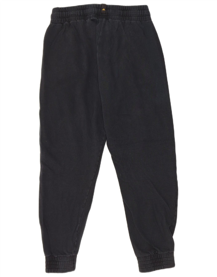 ADIDAS Pantalon de survêtement pour homme en coton noir moyen