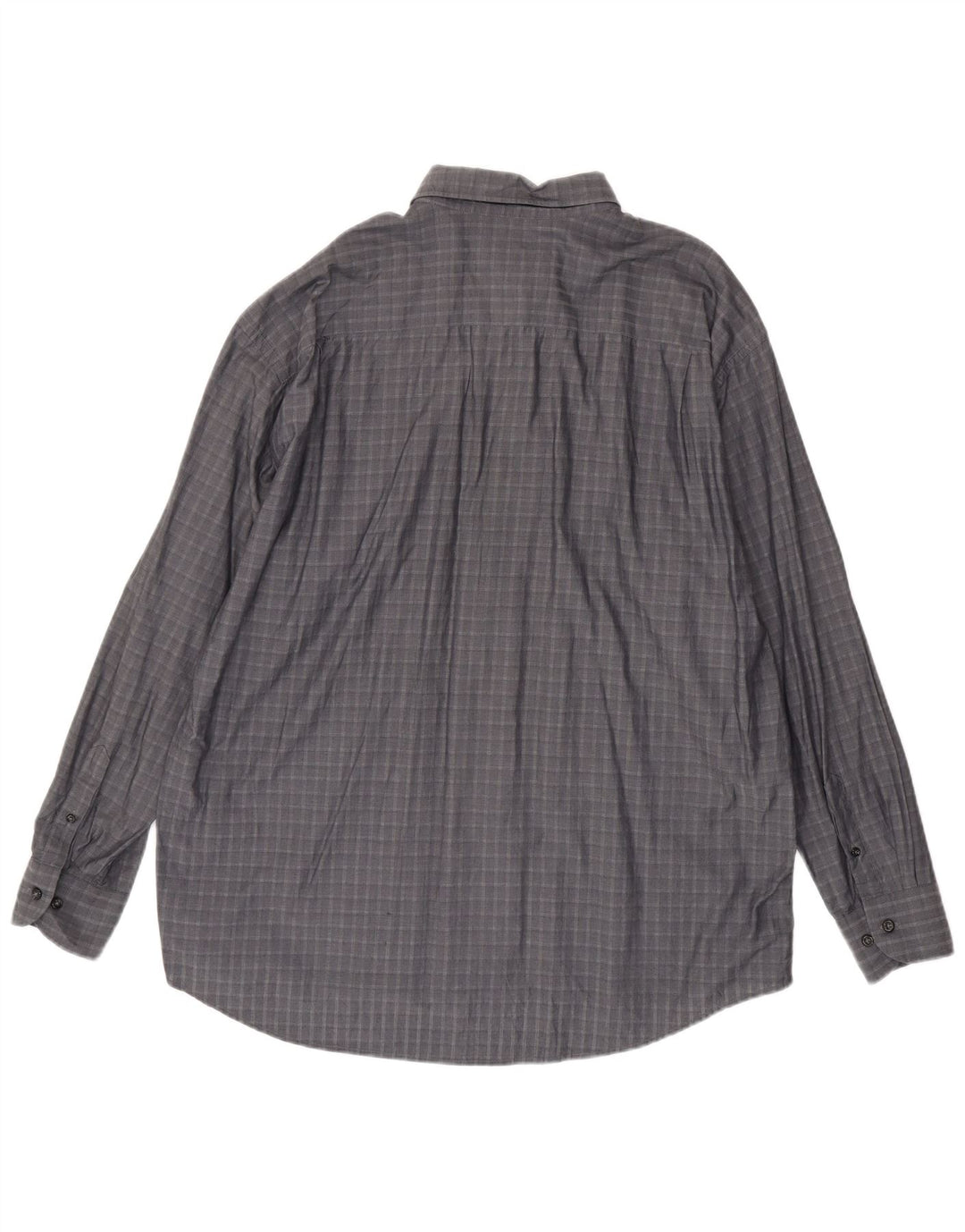 DANIEL HECHTER Chemise Homme 2XL Gris Carreaux Coton