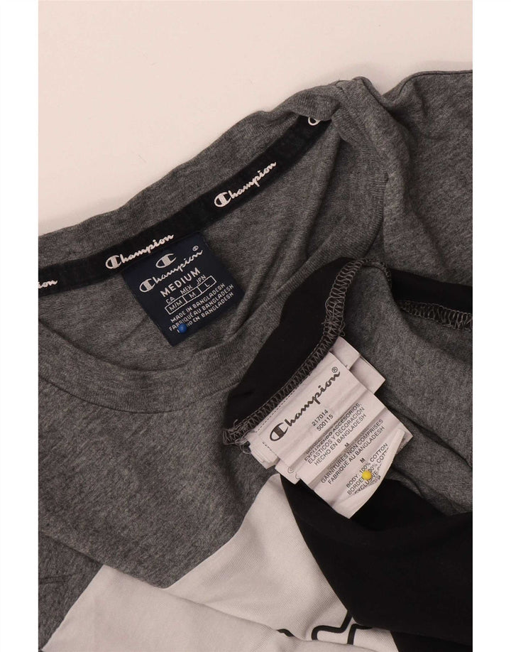 Champion T-Shirt Graphique Homme Coton Colorblock Multicolore Moyen
