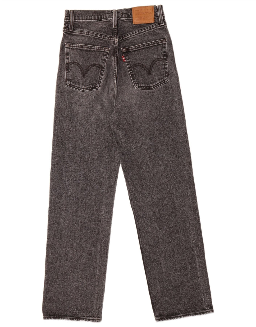 Levi's Jean Droit Ribcage Femme W25 L27 Gris Coton