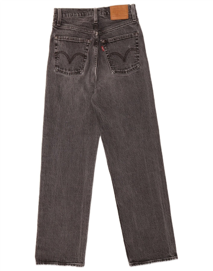 Levi's Jean Droit Ribcage Femme W25 L27 Gris Coton
