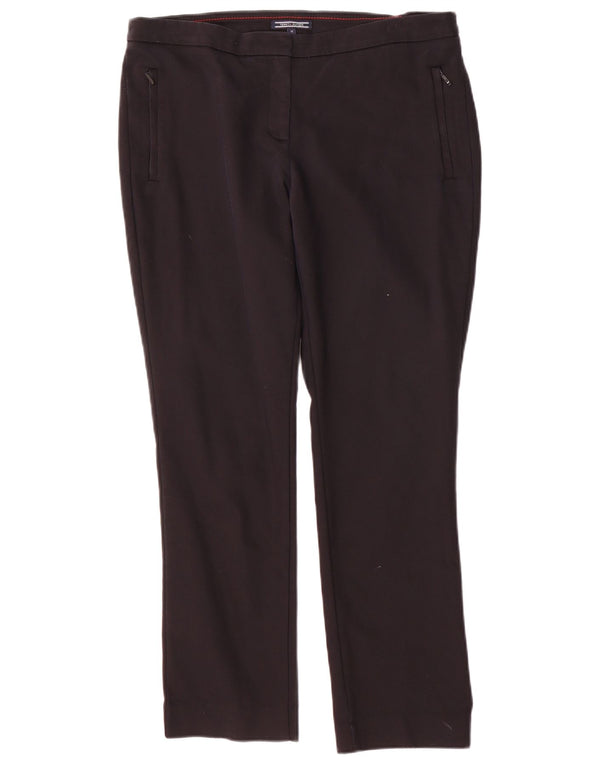 Tommy Hilfiger Pantalon chino slim pour femme US 10 Large W34 L28 Nylon noir