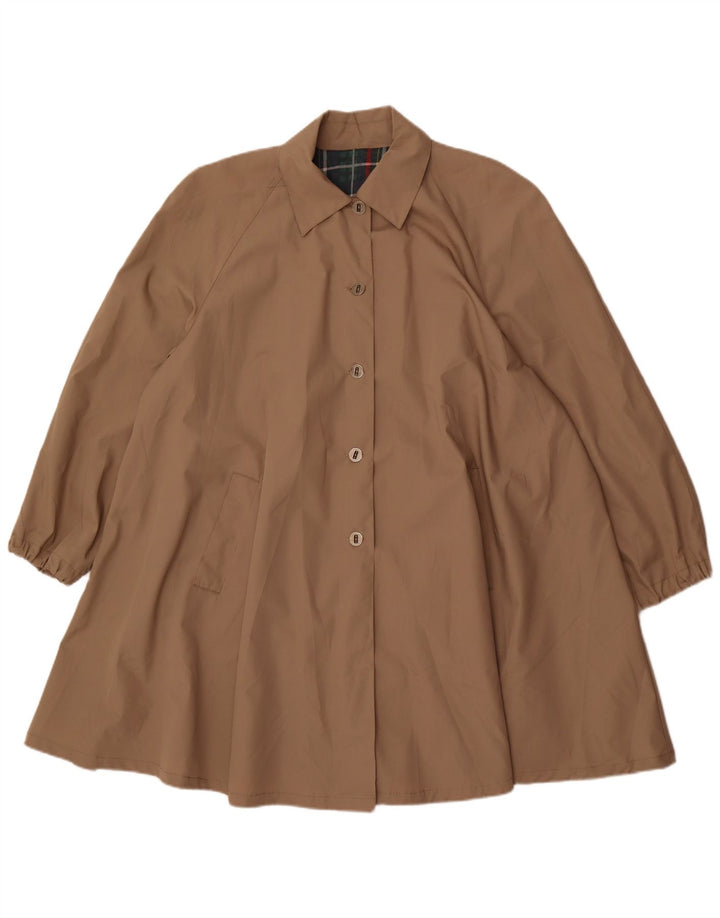 vintage Femmes Oversize Trench Coat UK 18 XL Beige Polyester