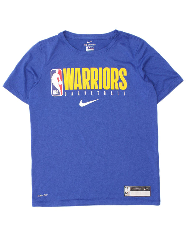 Nike Garçons Golden State Warriors T-shirt graphique 8-9 ans Petit Bleu