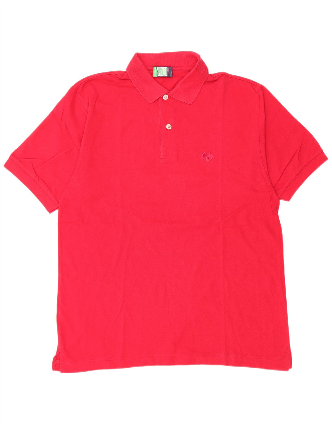 Sergio Tacchini Polo Homme IT 48 Coton Rose Moyen