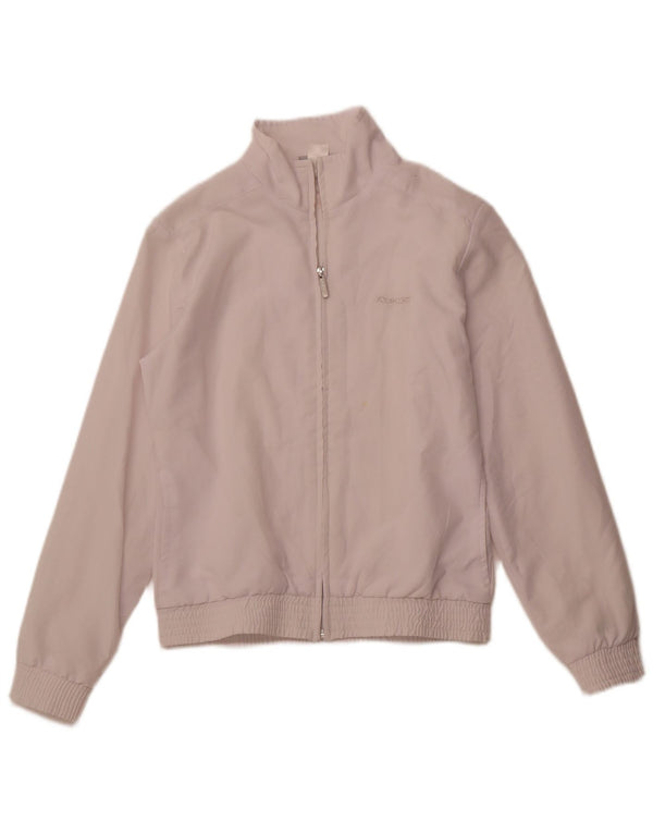 REEBOK Veste de survêtement pour femme UK 12 Medium Blanc Polyester