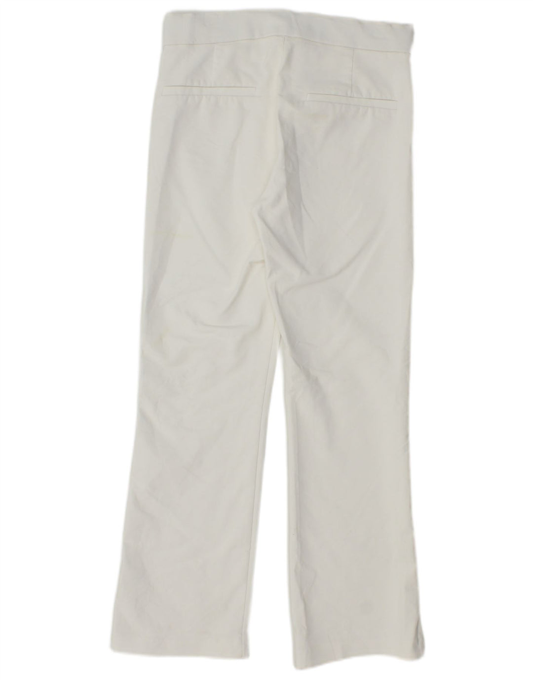 ZARA Femme Pantalon court droit XS W26 L25 Blanc