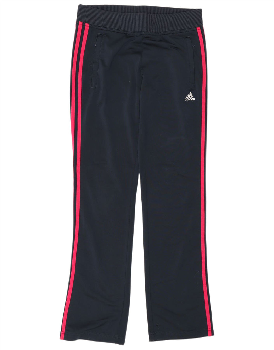 Adidas Pantalon de survêtement pour femme UK 10 Small Bleu marine Polyester