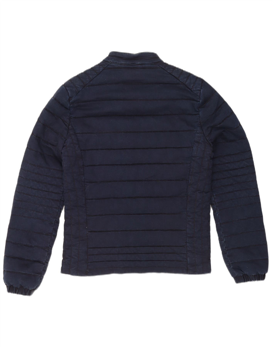 Guess Veste matelassée pour homme UK 40 Large Bleu marine Coton