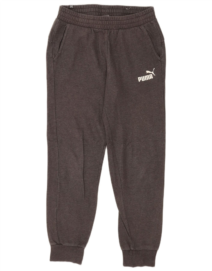 Puma Pantalon de survêtement pour homme en coton gris Small