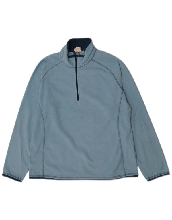 Mountain Warehouse Pull polaire à col zippé pour femme UK 18 XL Bleu Sports