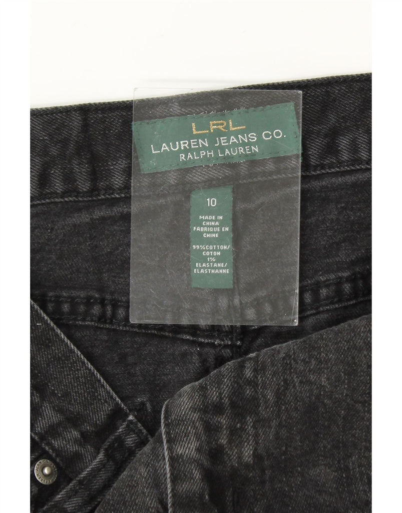RALPH LAUREN Womens Denim Skirt US 10 Large W32  Black Cotton Vintage Ralph Lauren and Second-Hand Ralph Lauren from Messina Hembry 