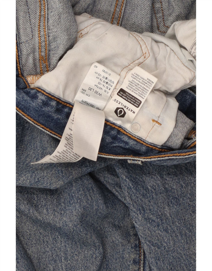 Levi's Jean Droit 501 Homme Bleu W30 L30 Coton
