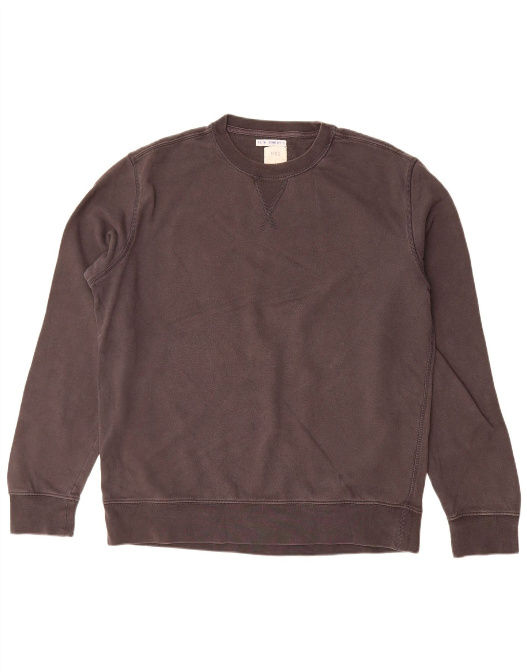 Marks & Spencer Sweat-shirt pour homme en coton gris Taille L