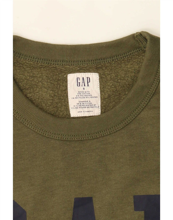 Gap Sweat-Shirt Graphique Homme Petit Kaki Coton